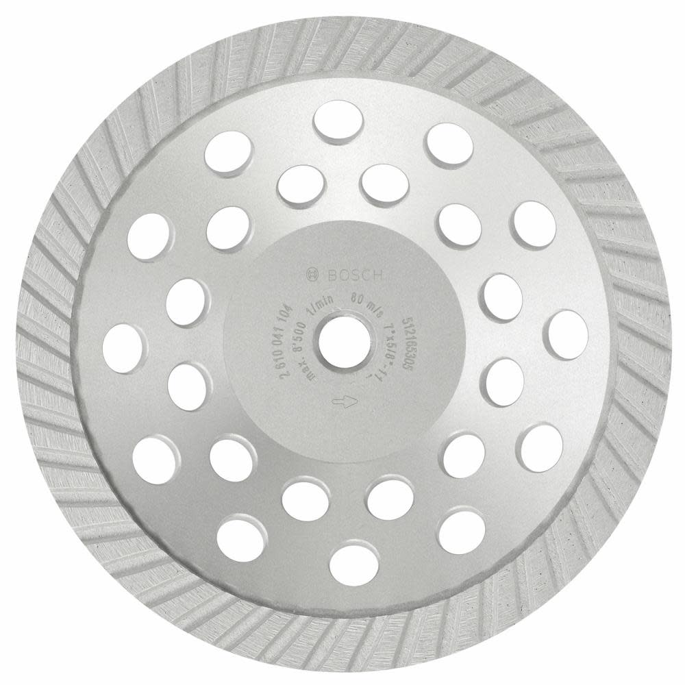 Bosch 7 In. Turbo Diamond Cup Wheel DC730S from Bosch