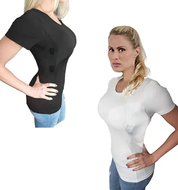 🔥   49% OFF-MEN/WOMEN'S CONCEALED LEATHER HOLSTER T-SHIRT (BUY 2 FREE SHIPPING)