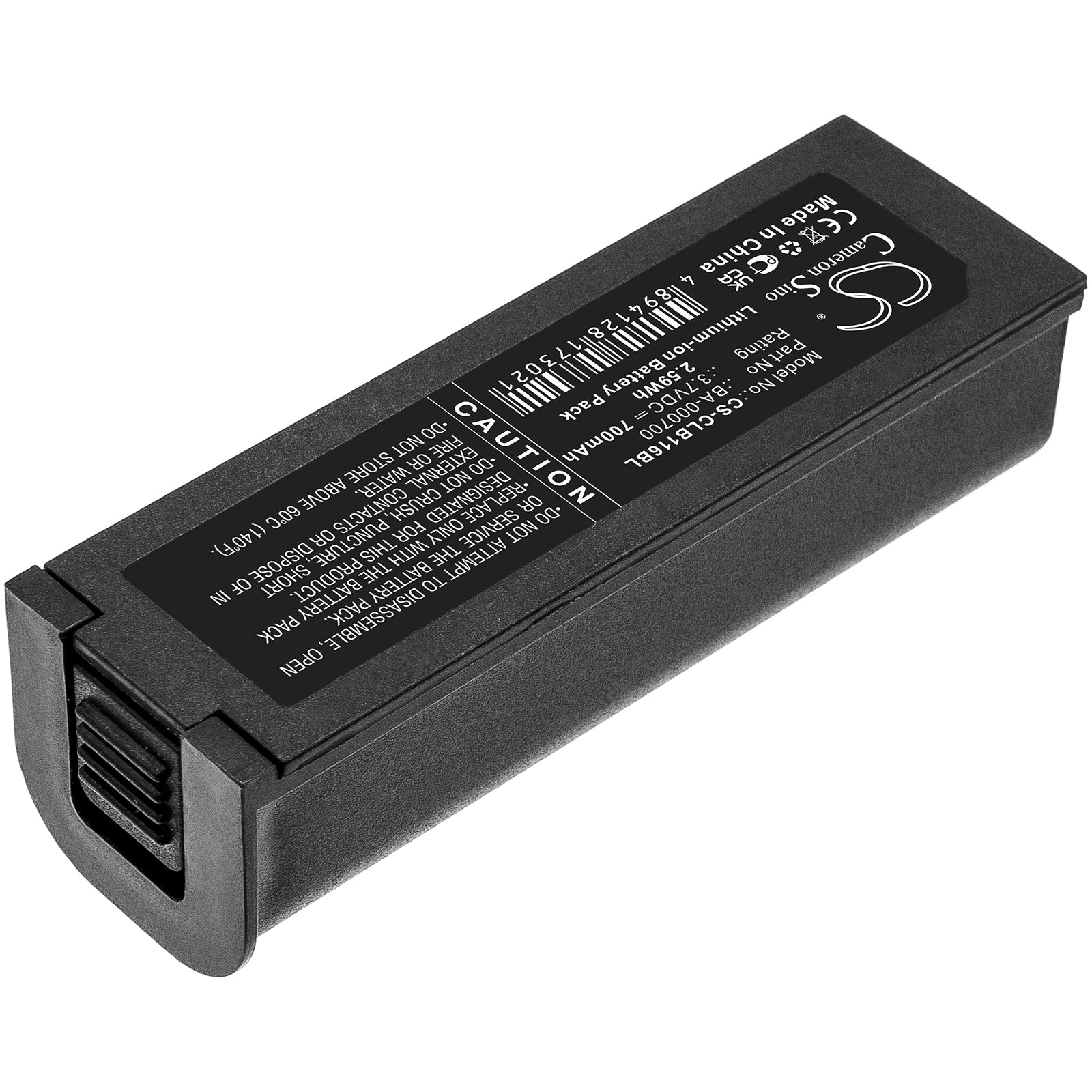 CipherLAB 1166 1266 CL1160 CL1266 Replacement Battery BatteryClerkcom Barcode