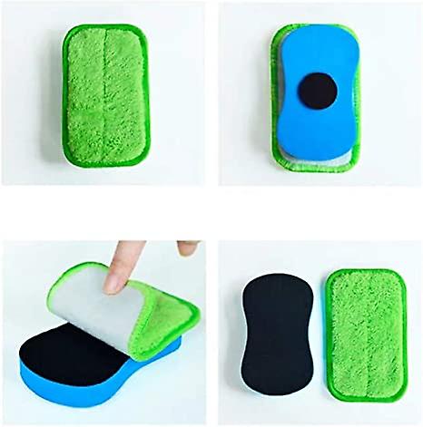 10pcs Dry Erase Erasers Magnetic Chalkboard Eraser Detachable Blackboard Eraser Towel Chalk Cleaner For Classroom Office School