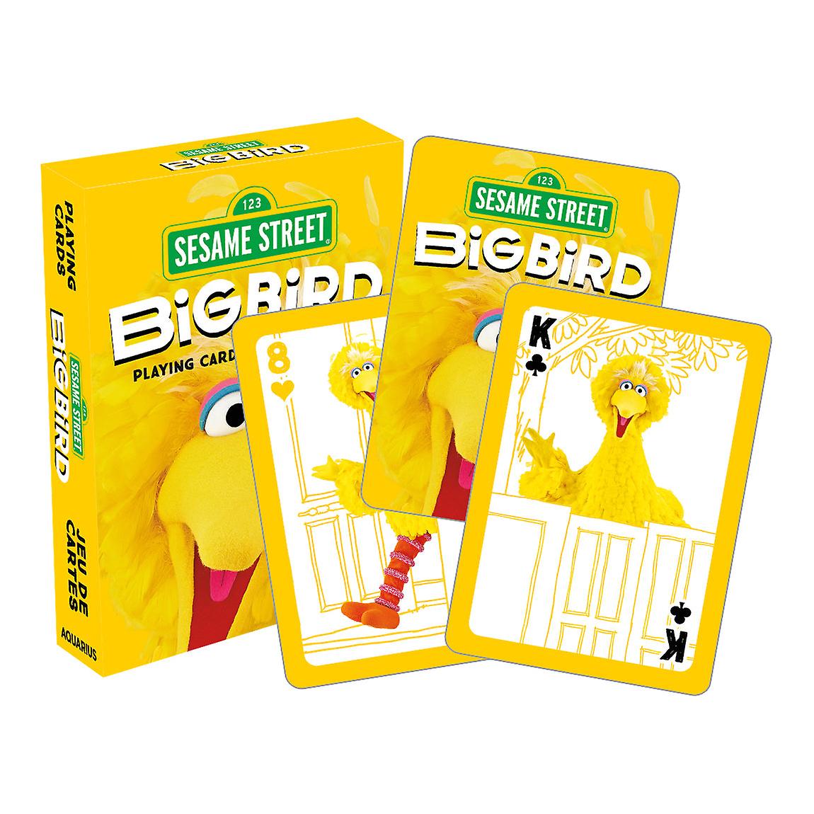 Sesame street - big bird playing cards