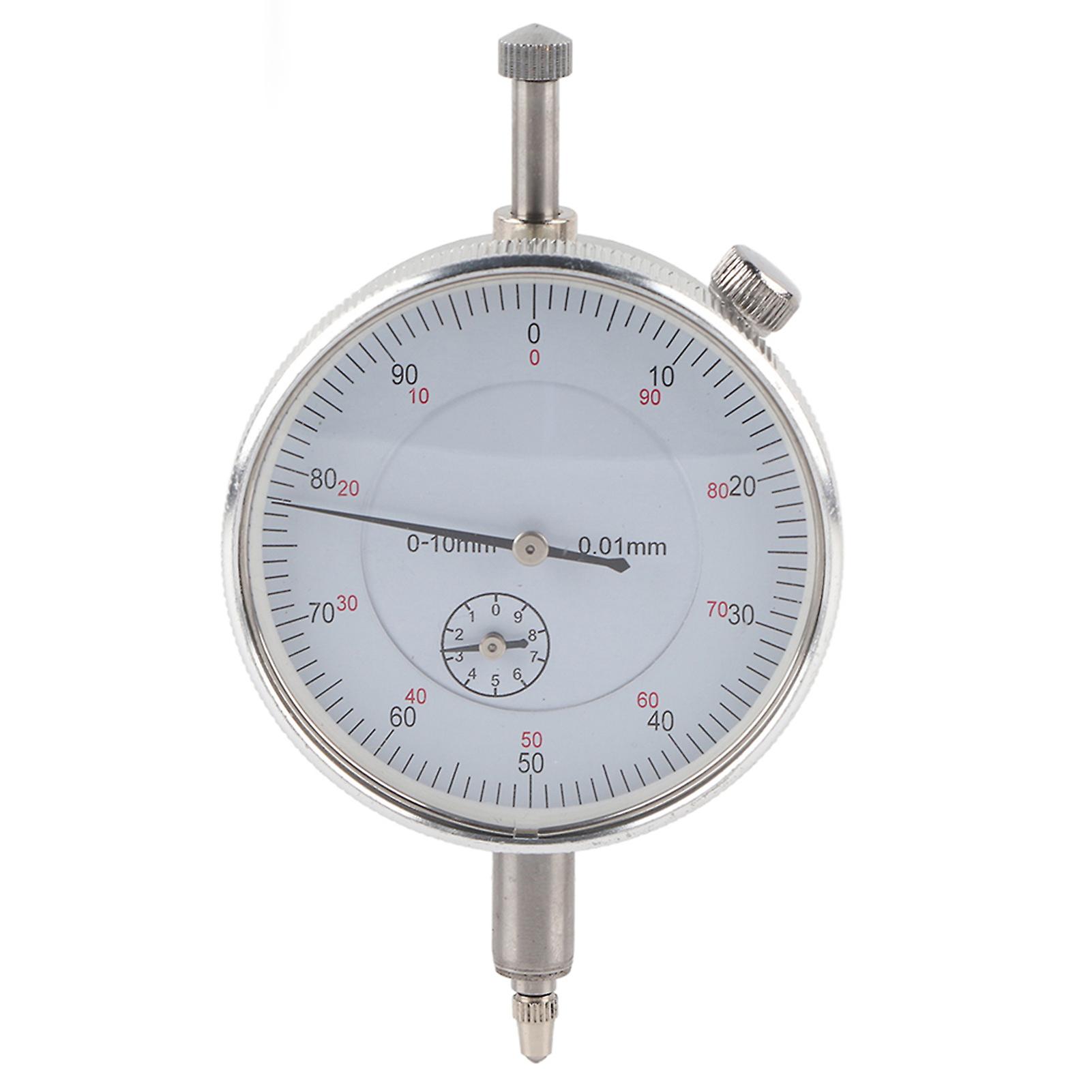 0-10mm Dial Indicator Gauge 0.01mm Accuracy Measuring Meter High Precision Instrument Tool