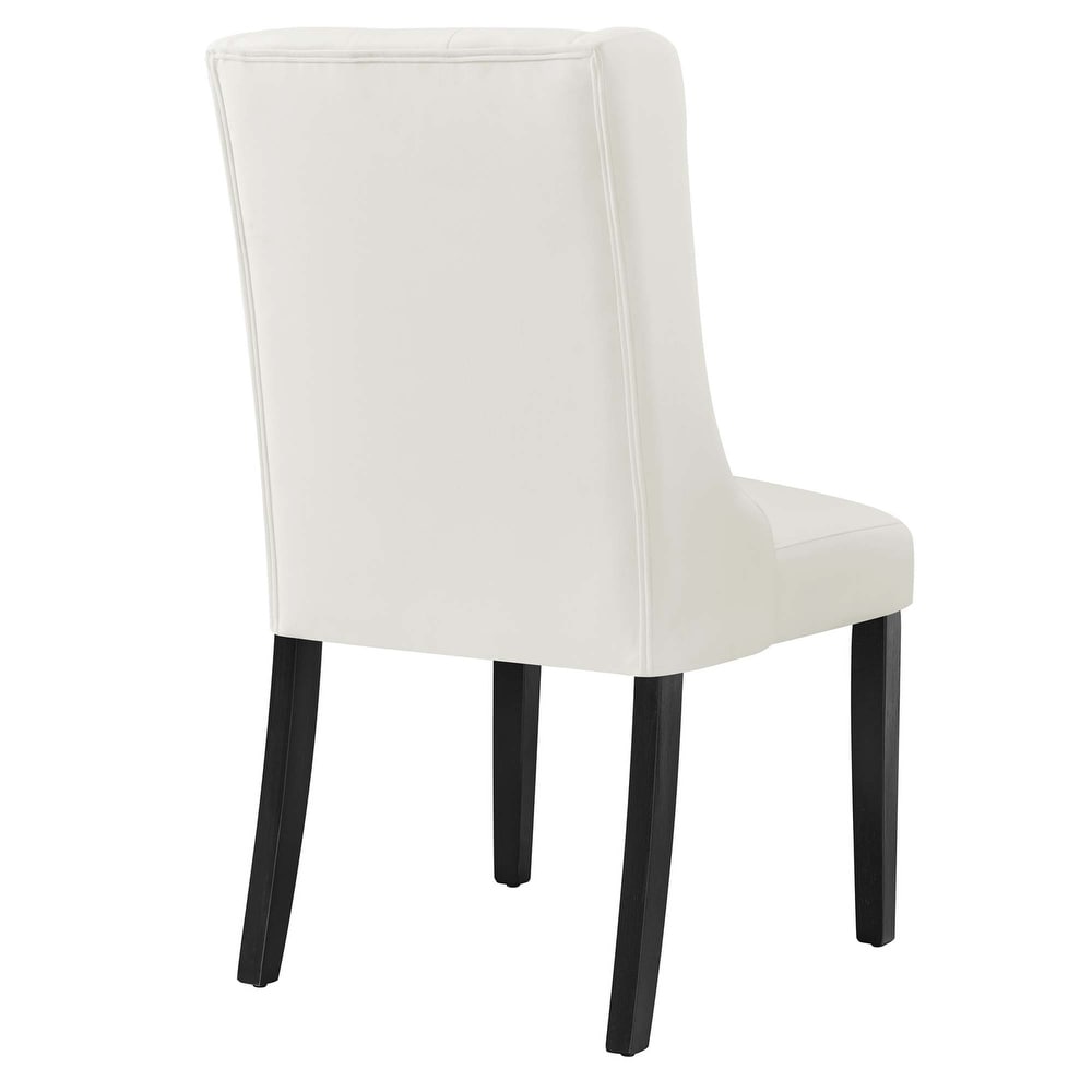 Baronet Performance Velvet Dining Chairs   Set of 2