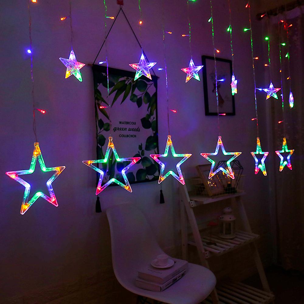 Curtain Lamp Christmas Star Curtain Lights Decorative Lights 220v Decoration Light No.282517