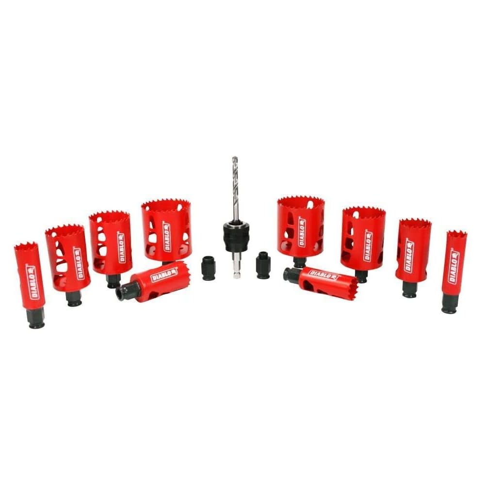 Diablo General Purpose Bi-Metal Hole Saw Set 14pc ;