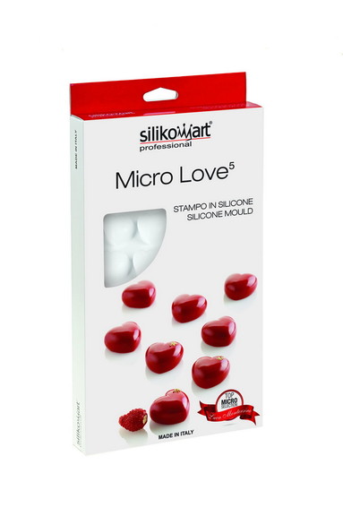 Chocolate World MICROLOVE05 Silikomart Micro Love ...