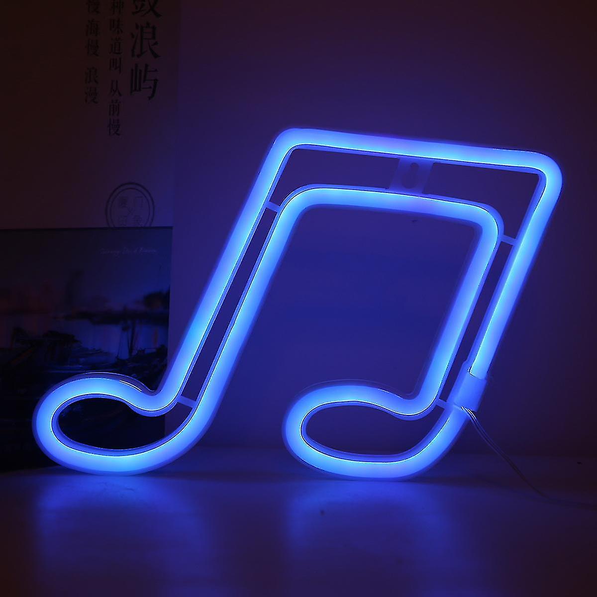 Led Note Neon Room Decoration Light