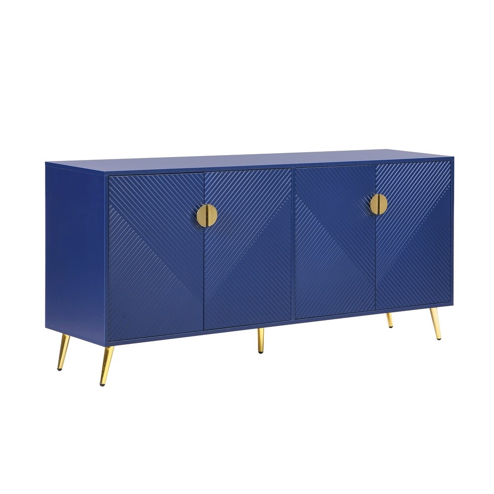 MDF Modern Sideboard with Metal Handle