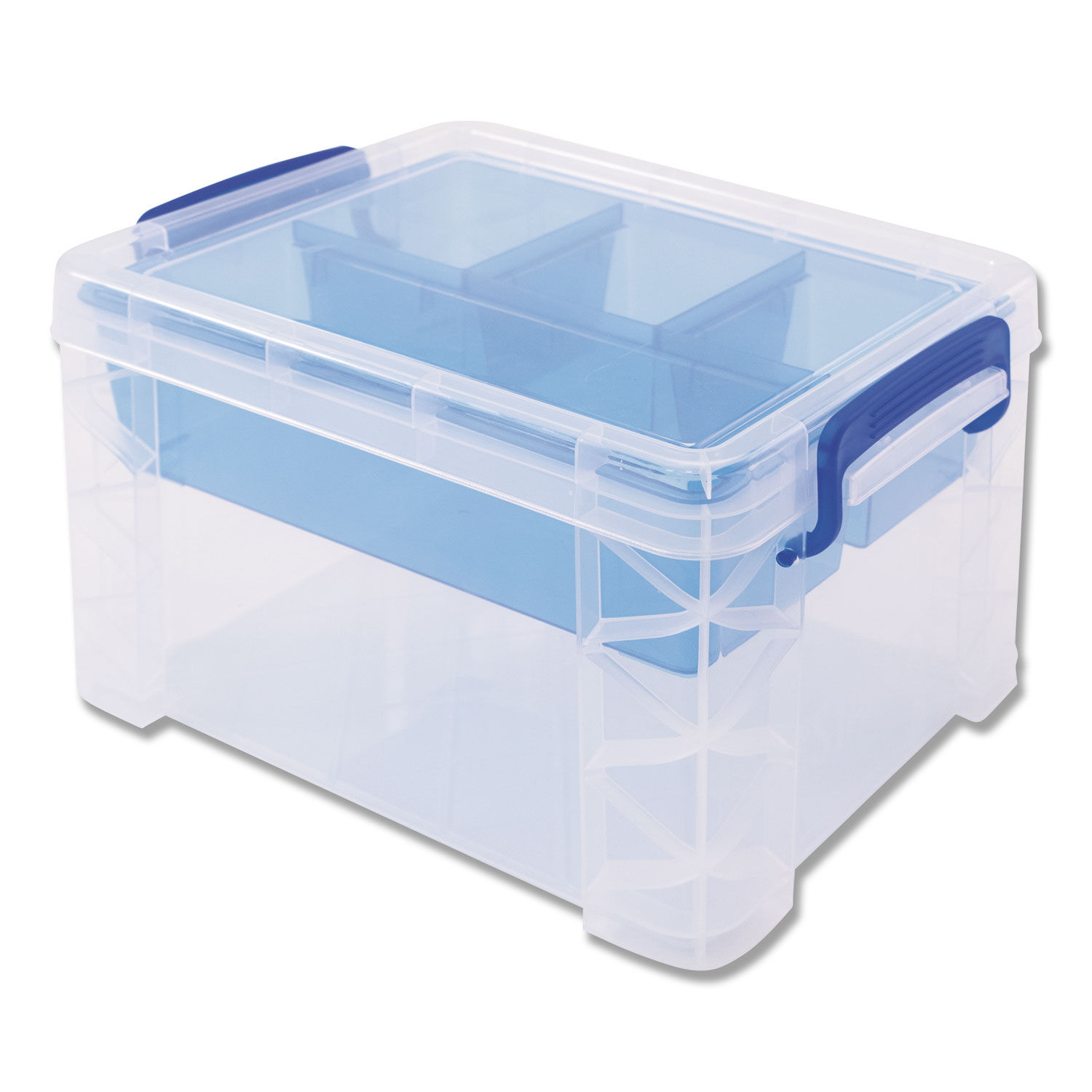 Super Stacker Divided Storage Box by Advantus AVT37375