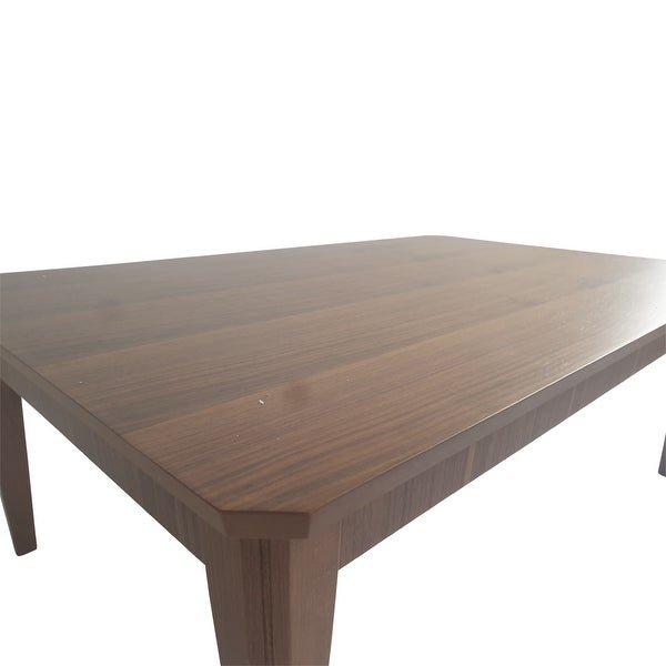 SavaHome Modern Coffee Table， Walnut