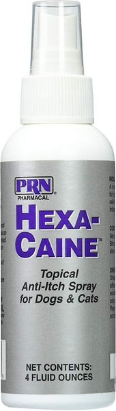 PRN Pharmacal Hexa-Caine Topical Anti-Itch Dog and Cat Spray， 4-oz bottle