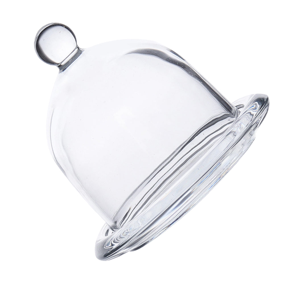 Nuolux Cake Dome Cover Glass Display Dessert Platestand Cupcakelid Bell Serving Platter Cloche Holder Server Tray Bowl Case