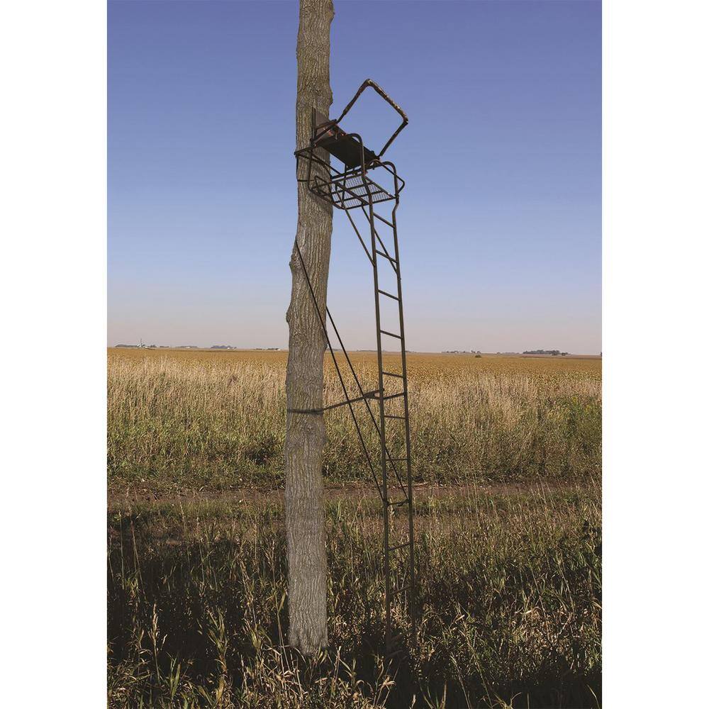 Big Game 18.5 ft. x 1.5 ft. Hunter HD Deer Hunting 1-Person Ladder Tree Stand BGM-LS0550