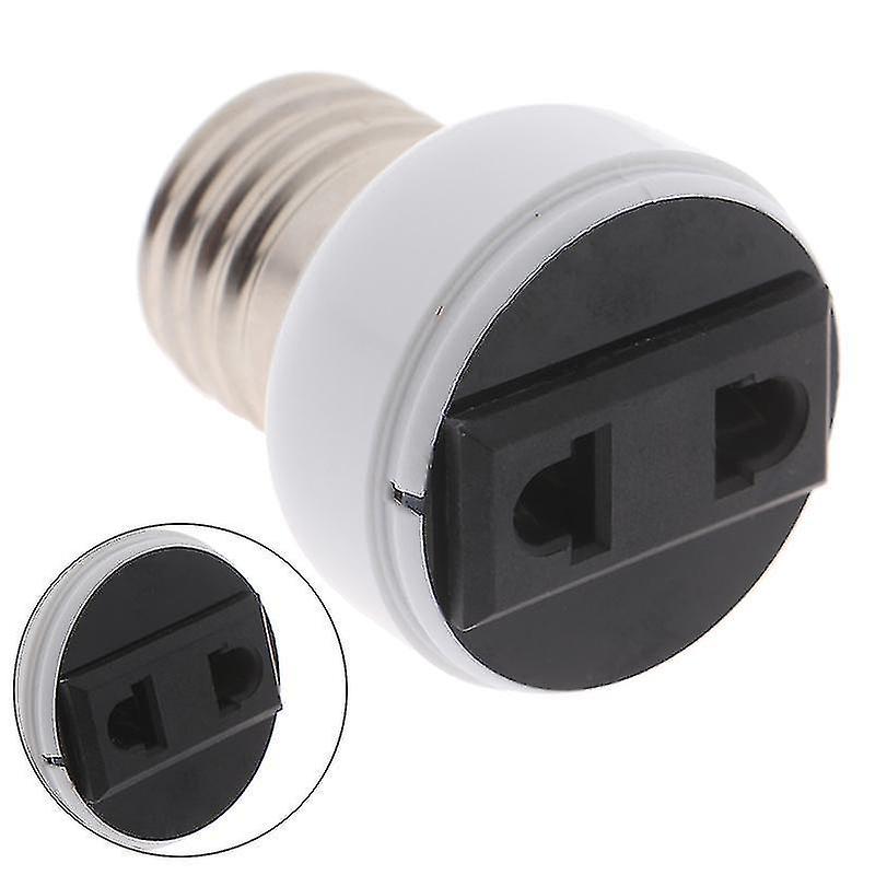 1pc E27 Screw Socket Lamp Light Holder Bulb Convert To Power Female Outlet