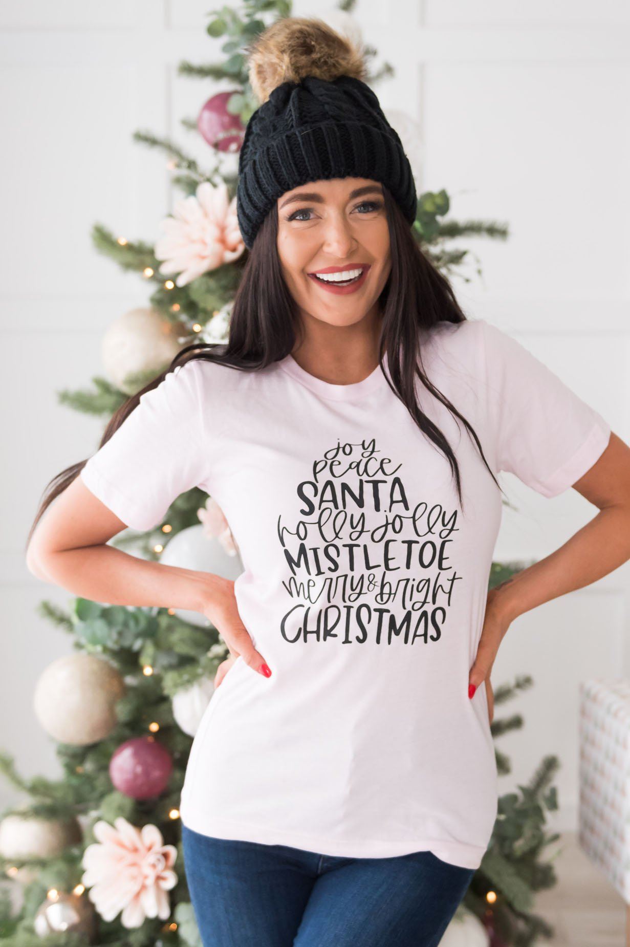 All Things Christmas Modest Tee