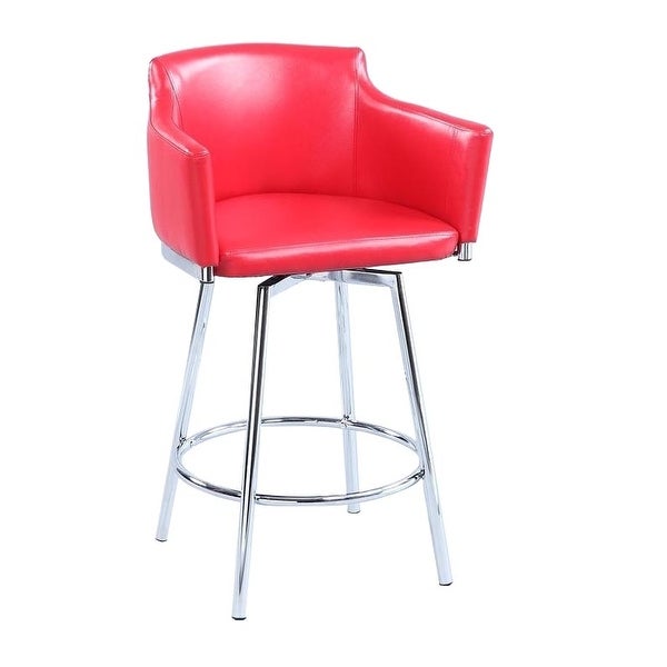 Somette Dahlia Club Counter Stool with Memory Swivel - Counter Height - Counter Height