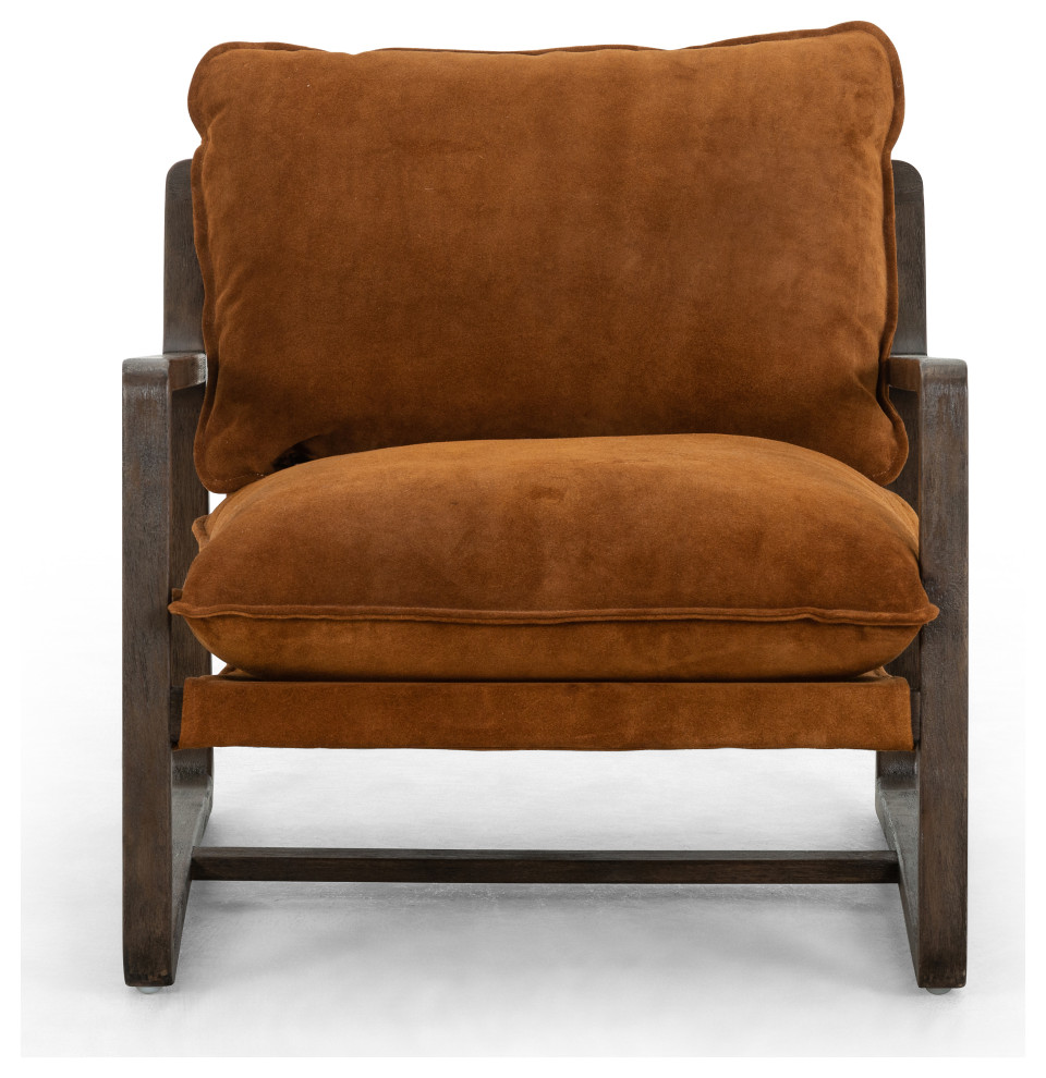 Ace chair montana harvest   Midcentury   Armchairs And Accent Chairs   by AFB Decor  Houzz