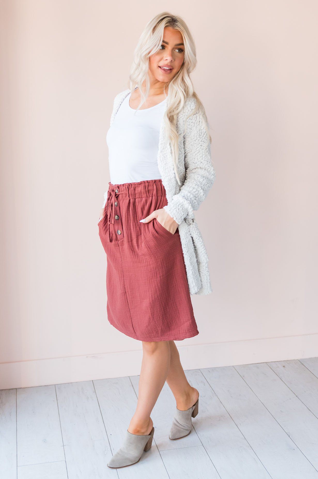 Autumn Glow Modest Skirt