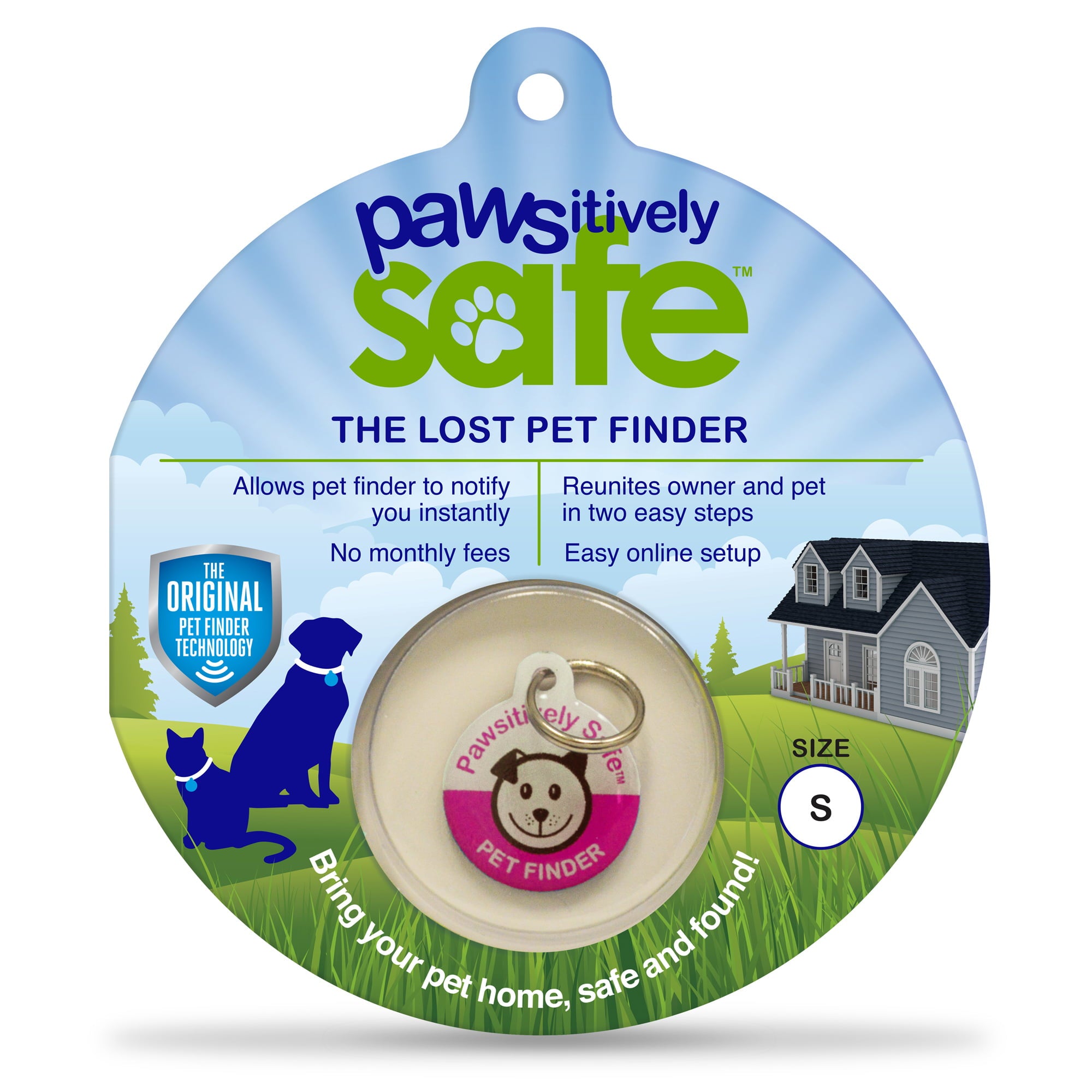 Pawsitively Safe Dog and Cat Pet Tag