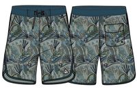 Breaks Recycled Boardshort - Abstract Seaweed Pistachio