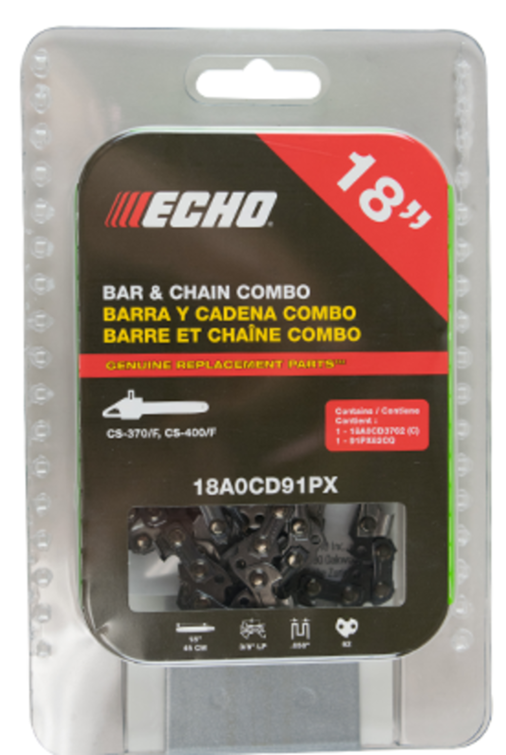 Echo Bar and Chain Combo Pack 18