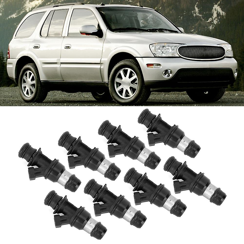 8pcs Oil Fuel Injector Nozzle 25323974 25317628 Fits For Chevrolet Silverado 1500 2001-2007