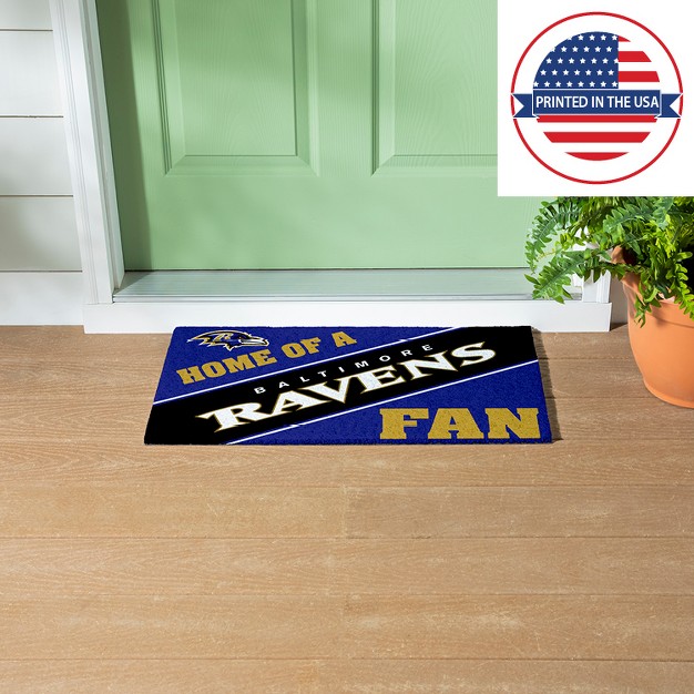 Evergreen Baltimore Ravens Pvc Mat Color