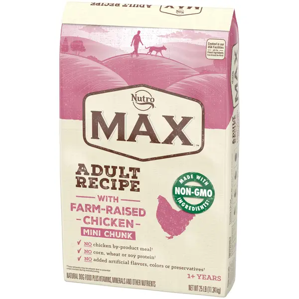 Nutro Max 25 lb Max Chicken Mini Chunk Adult Dog Food