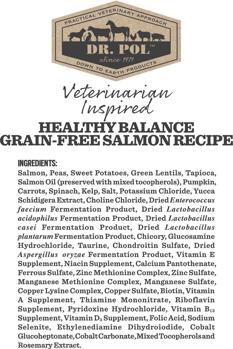 Dr. Pol Healthy Balance Salmon Recipe Grain-Free Dry Dog Food