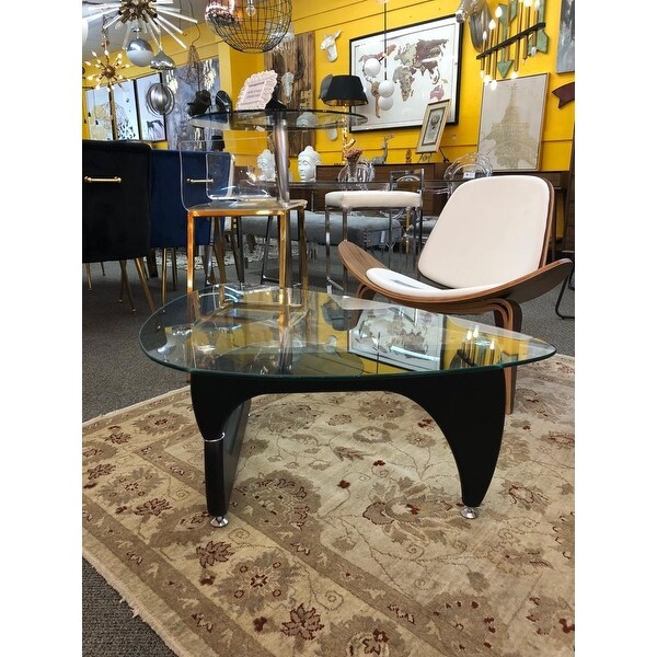 Noguchi STyle Kidney Coffee Table in Walnut