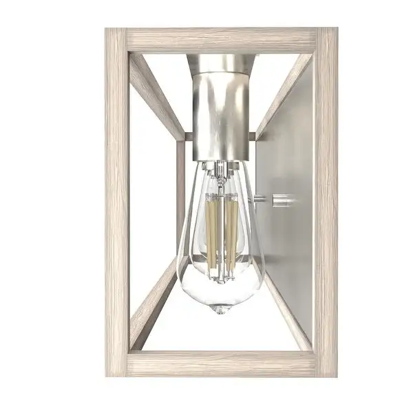 Hunter Squire Manor 4-Light Vanity Wall Light Damp Rated, Modern Farmhouse