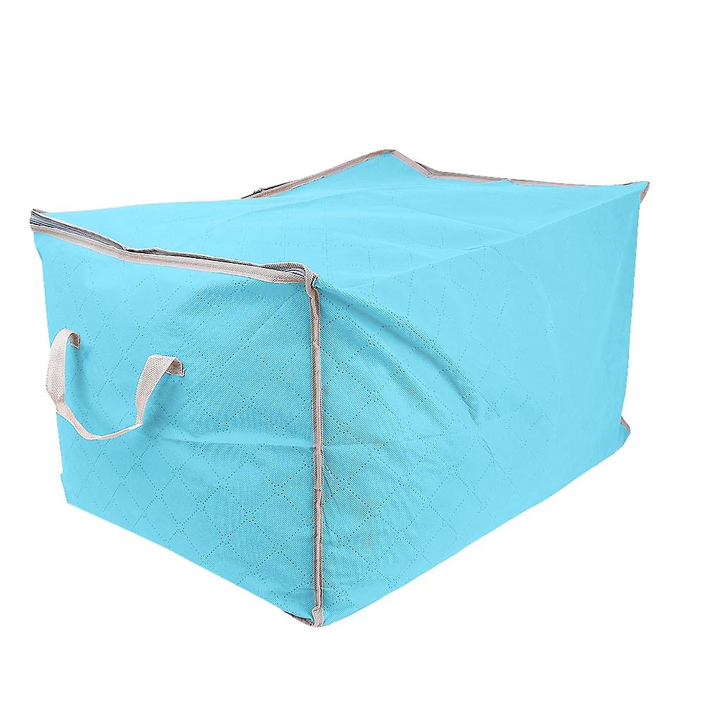 Foldable Clothing Organizer Clothing Storage Box For Clothes Underbed Dustproof Bag Blue