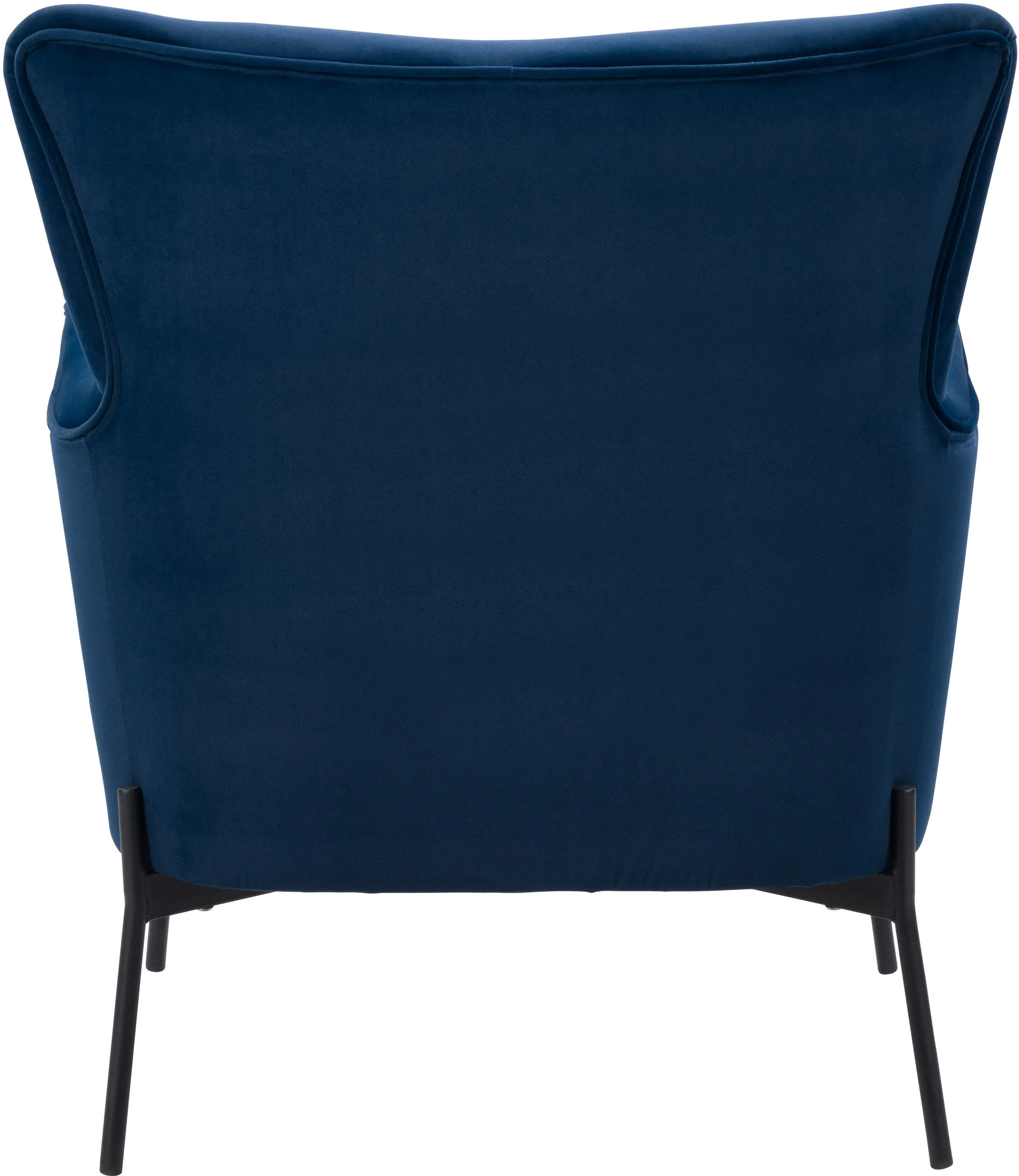 Elwood Blue Wingback Accent Chair