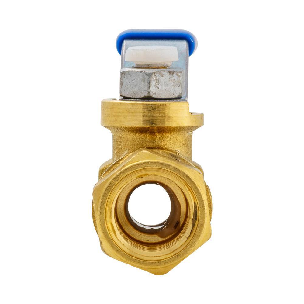 Everbilt 14 in. Brass FPT Full Port Threaded Ball Valve 107-401EB