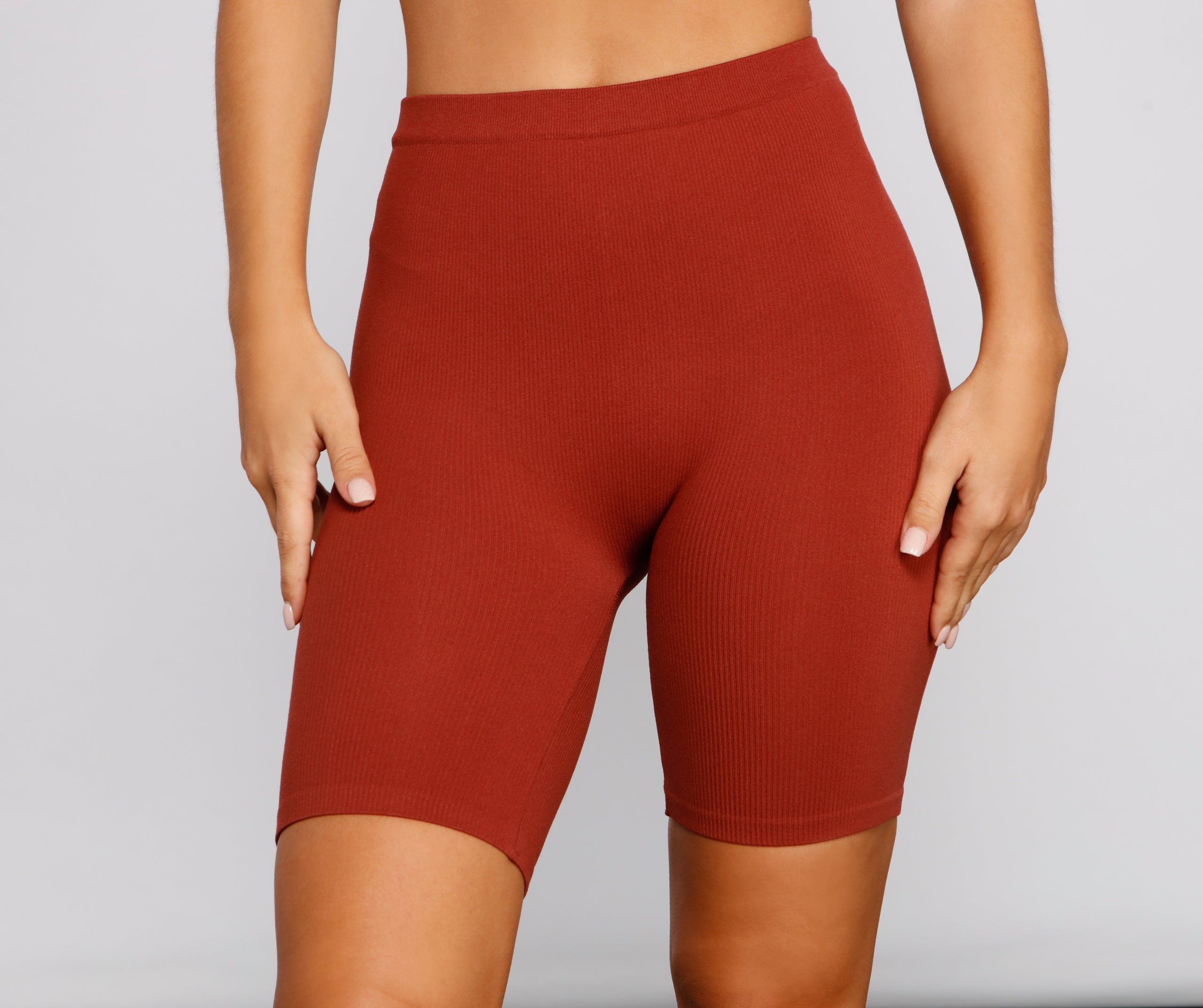 Minimal Chic Seamless Pajama Biker Shorts