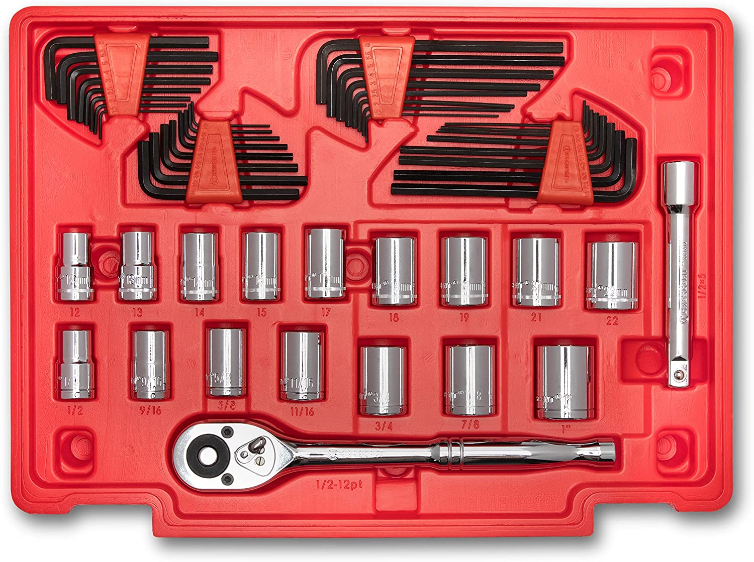 180 Pc. Professional Tool Set in Tool Storage Case - CTK180