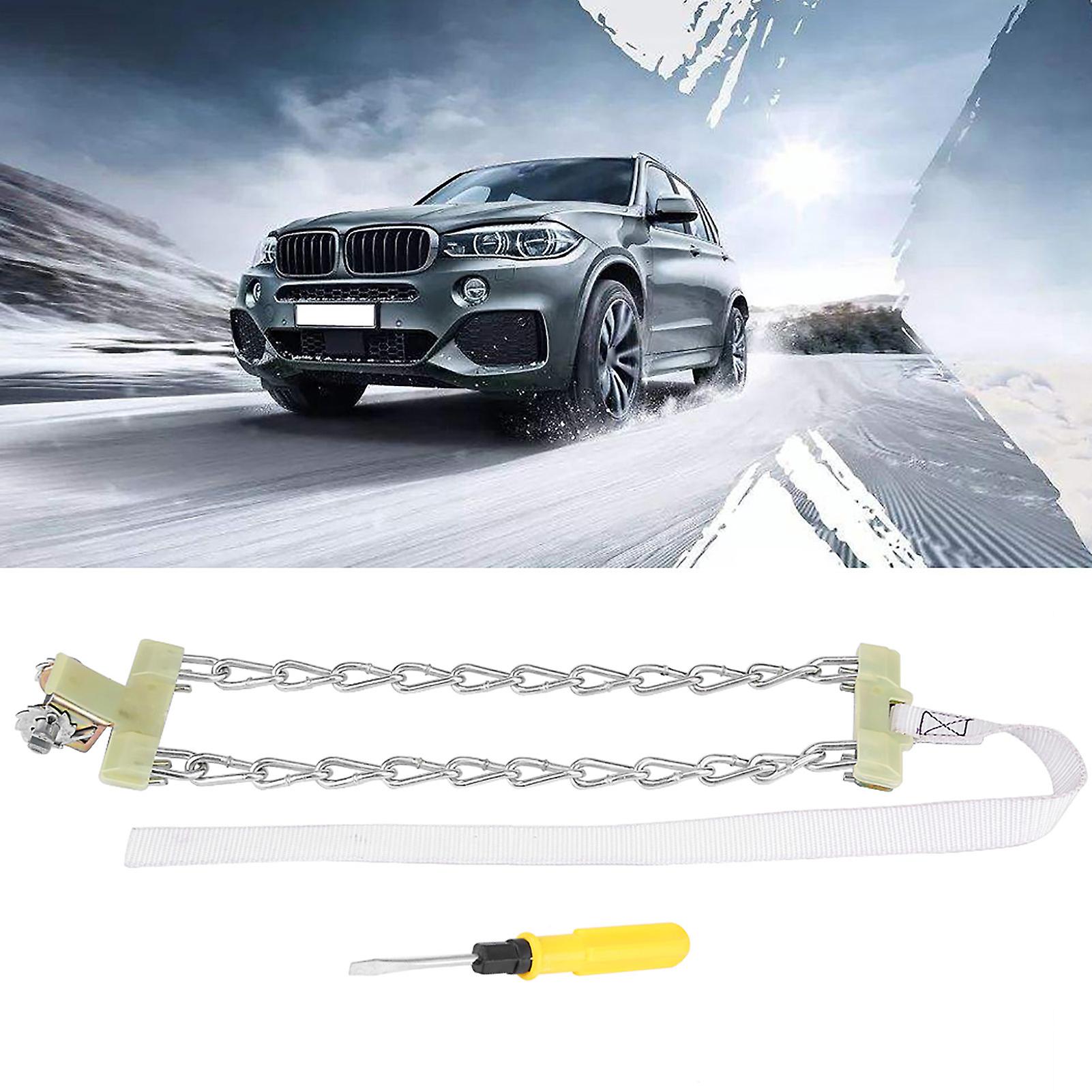 235 - 285mm Tire Anti Skid Steel Chain Snow Mud Car Security Tyre Belt For Car Truck Suv