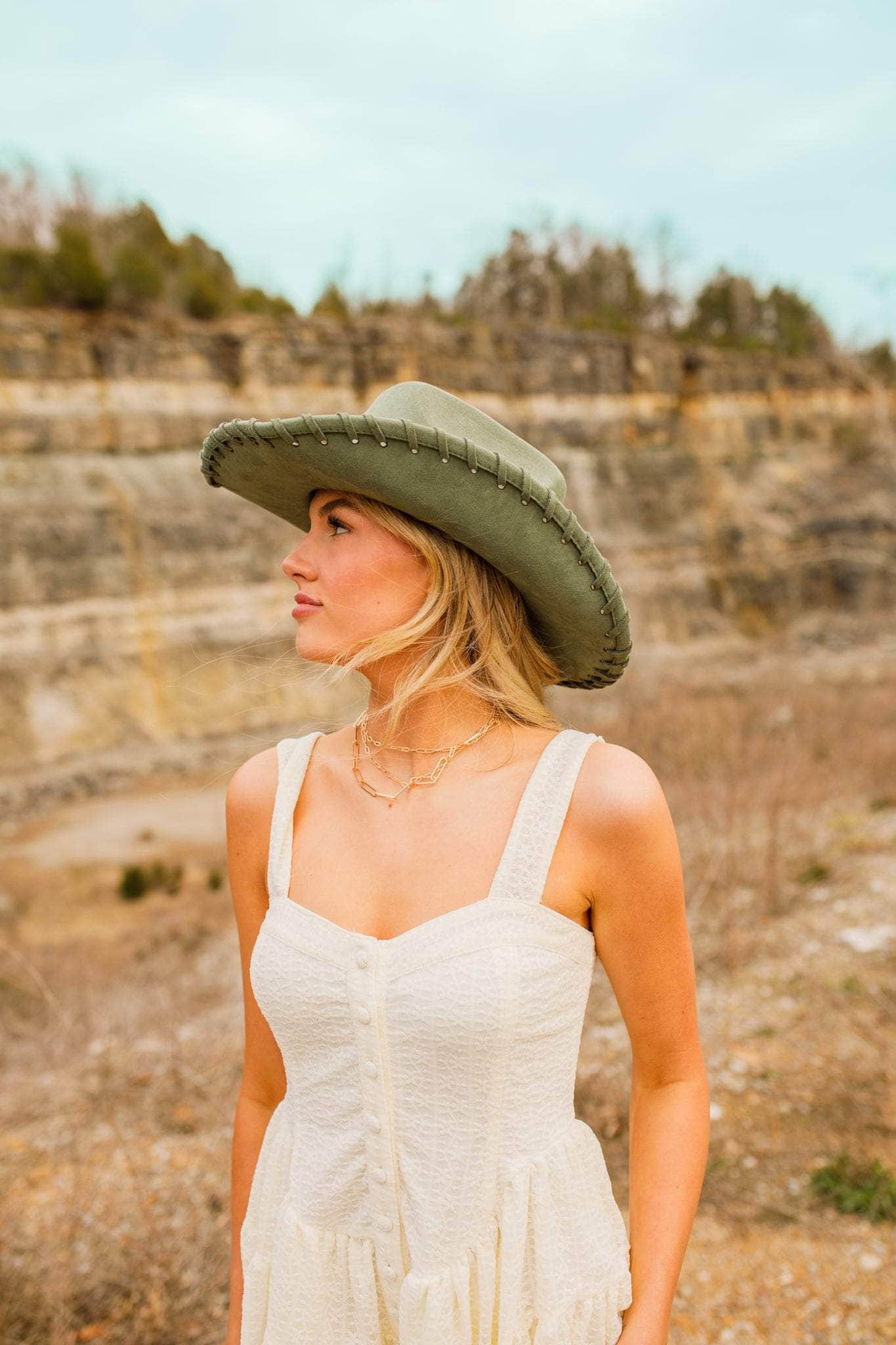 Braided Cowgirl Hat