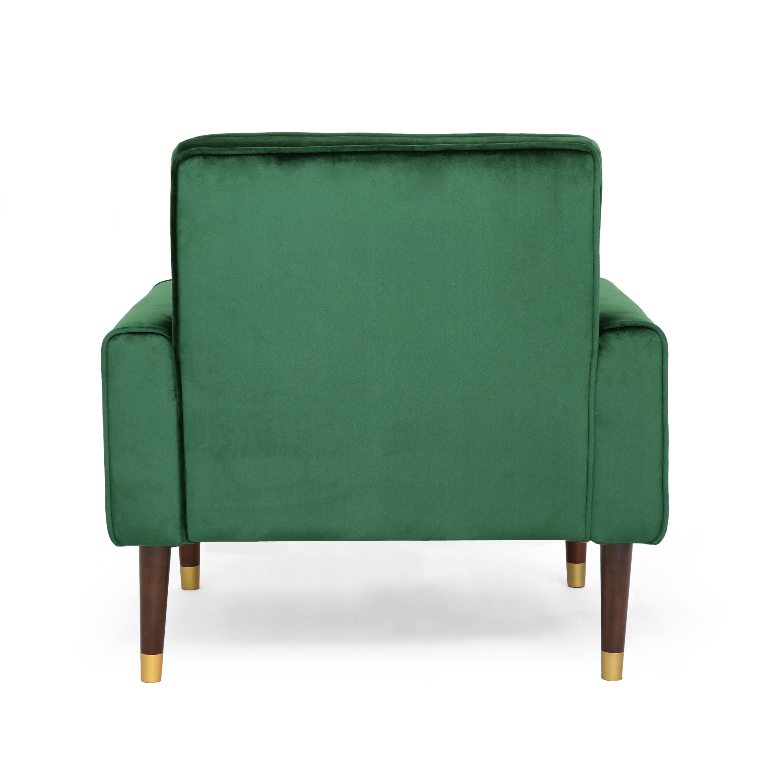 Betsy Velvet Armchair, Modern Glam, Button-Tufted, Waffle Stitching