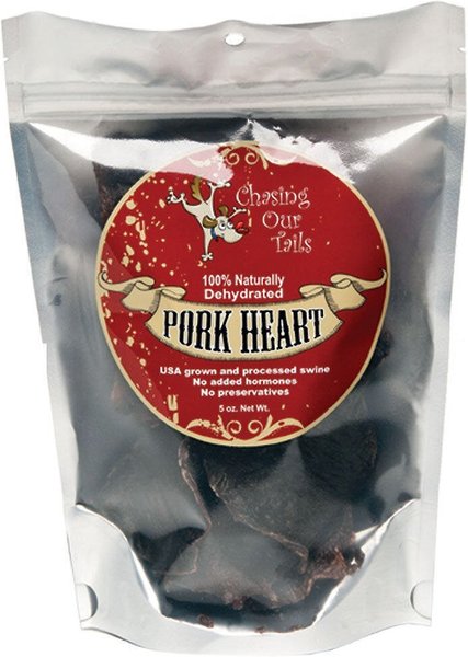 Chasing Our Tails Dehydrated Pork Heart Dog Treats