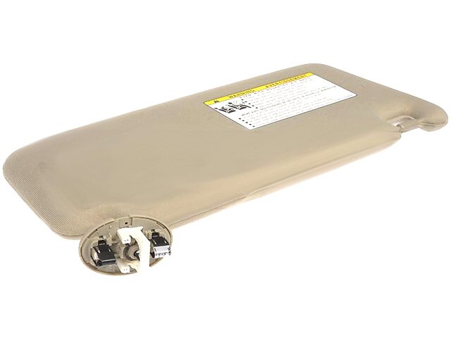 Left Driver Side Sun Visor - Beige， Illuminated - Compatible with 2007 - 2011 Toyota Camry 2008 2009 2010