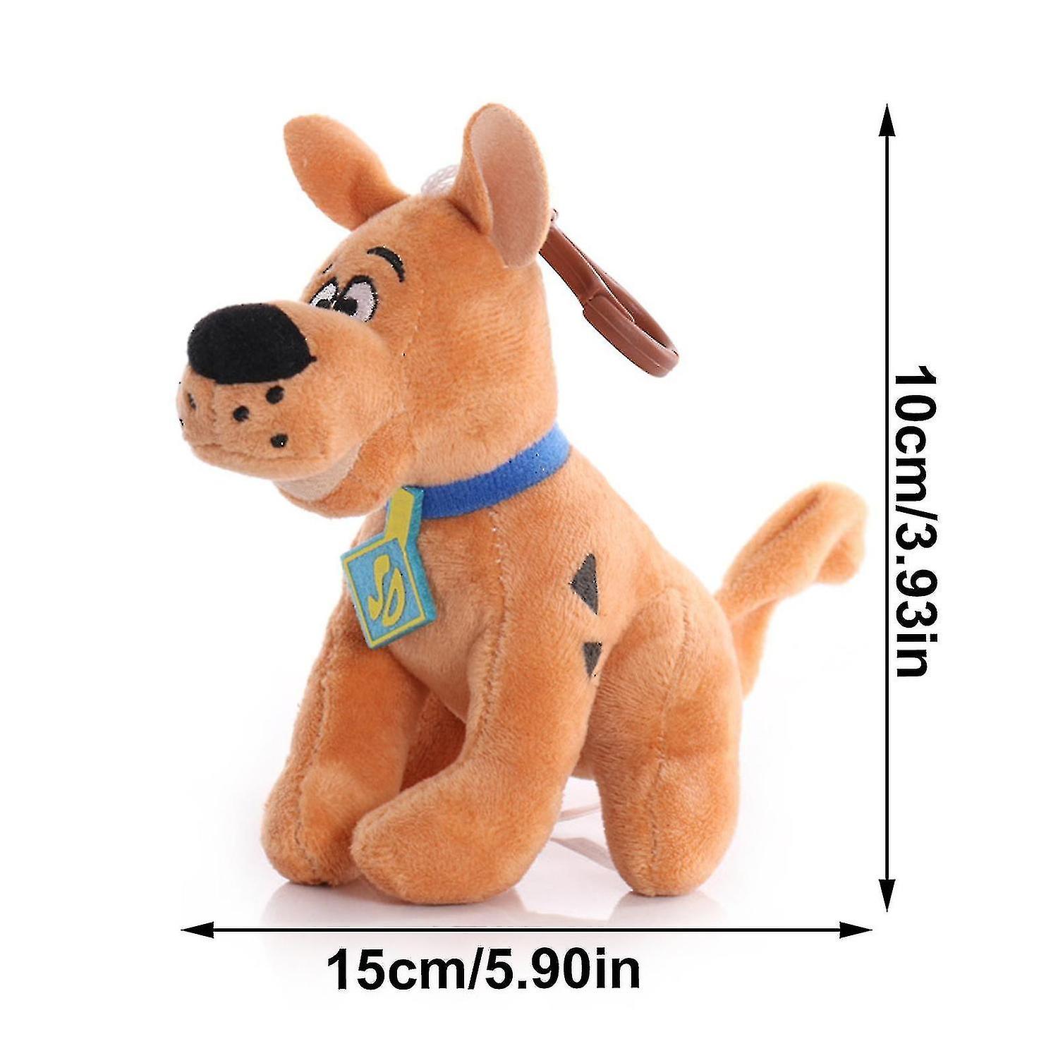 4inch Scooby Doo Plush Brown Cartoon Dog Stuffed Animals Doll Funny Toy Gift For Kids