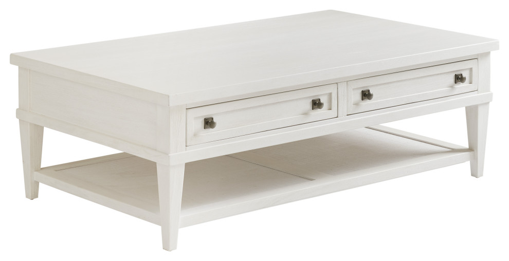 Palm Coast Rectangular Cocktail Table   Beach Style   Coffee Tables   by Lexington Home Brands  Houzz