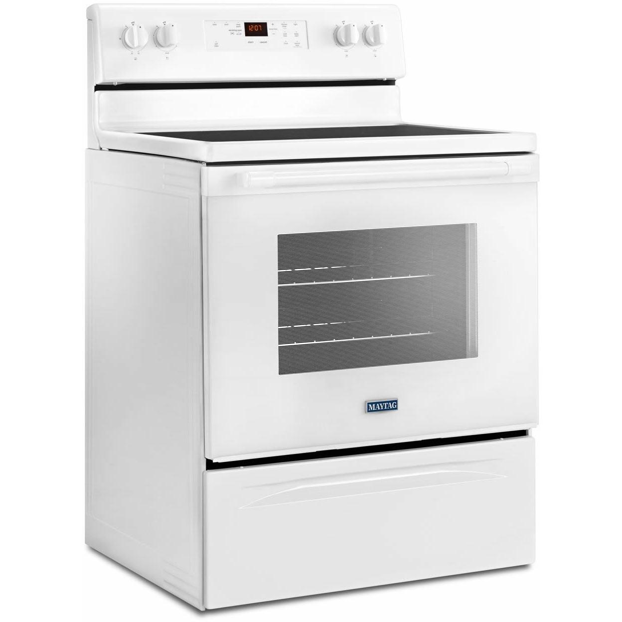 Maytag 30-inch Freestanding Electric Range with Precision Cooking? System YMER6600FW