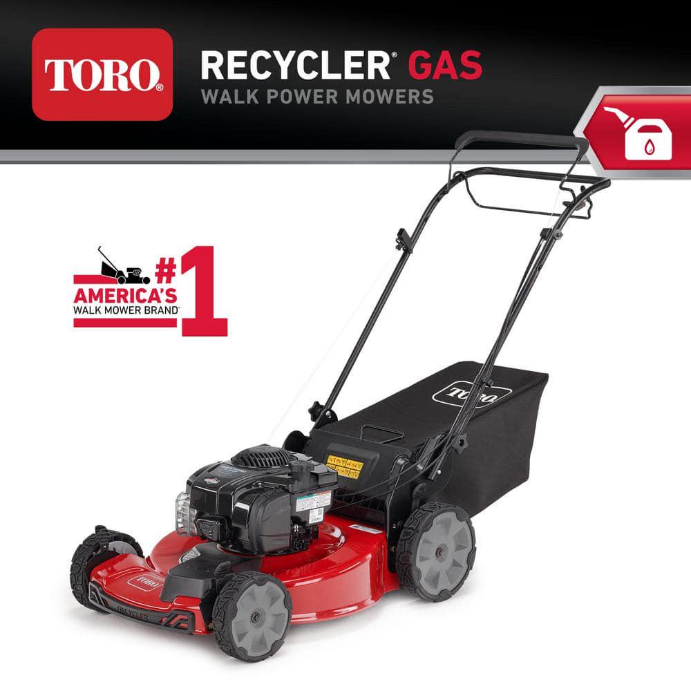 Toro 22 in Recycler Briggs and Stratton High Wheel FWD Gas Walk Behind Self Propelled Lawn Mower with Super Bagger