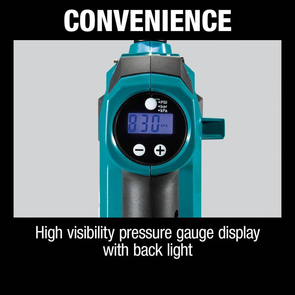 Makita 18V LXT Lithium-Ion Cordless Electric Portable Inflator (Tool-Only) DMP180ZX