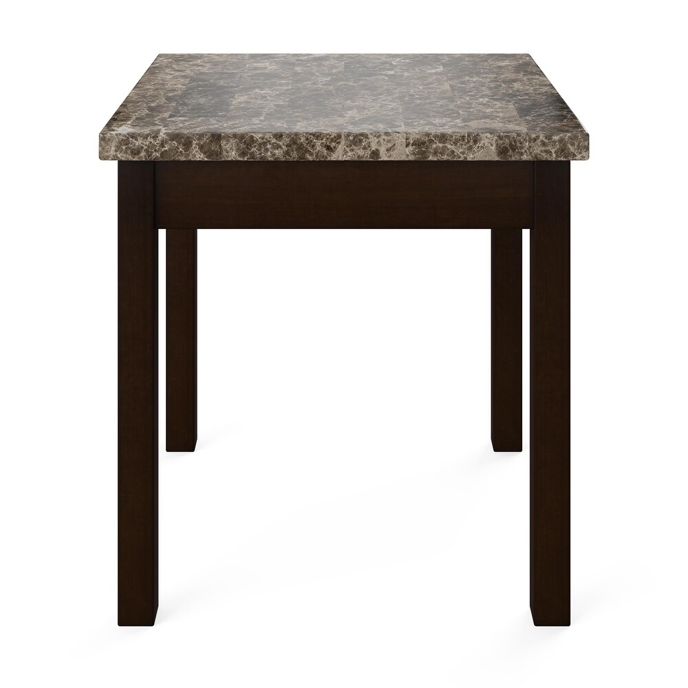 Irving Traditional Marble End Table