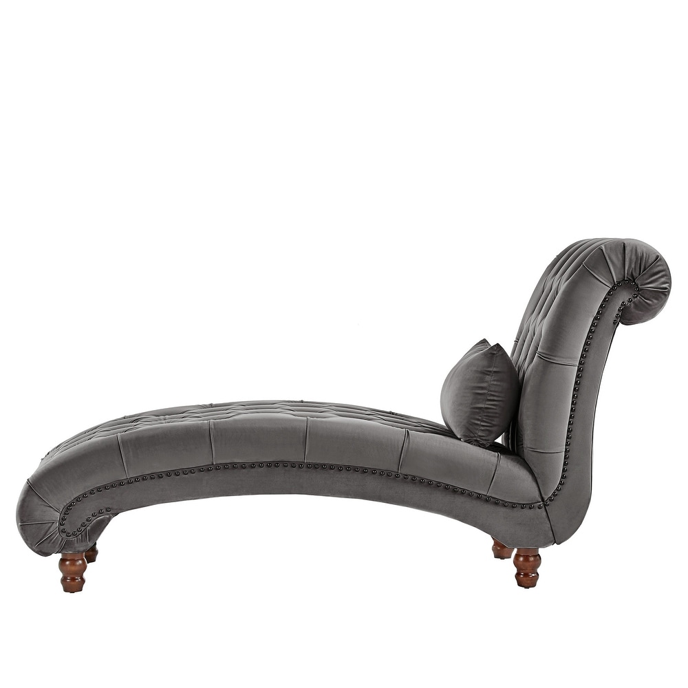 Knightsbridge Tufted Oversized Chaise Lounge by iNSPIRE Q Artisan