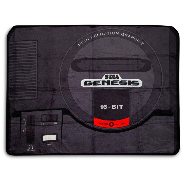 Just Funky Sega Genesis Fleece Throw Blanket Cozy Lightweight Blanket 45 X 60 Inches