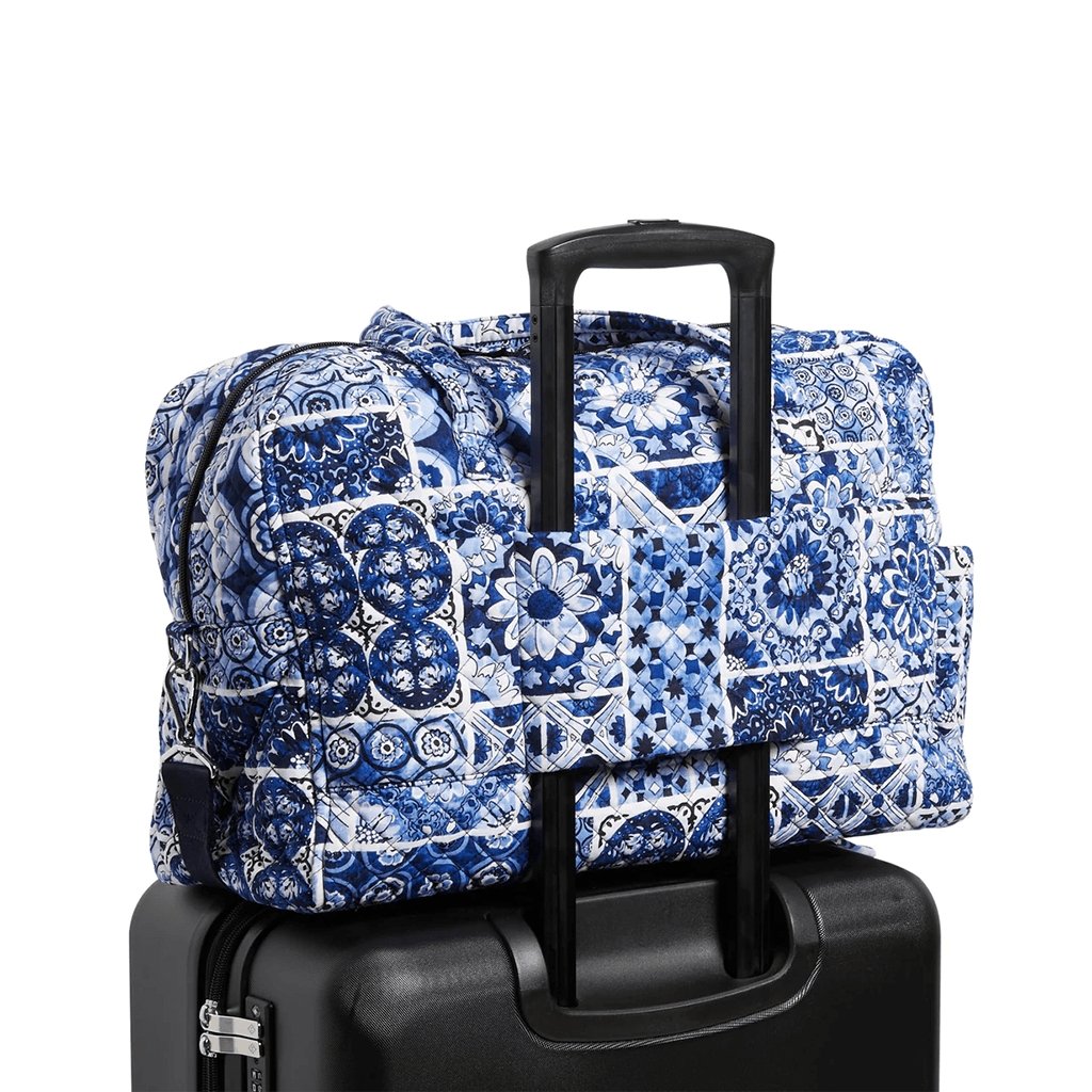 Vera Bradley  Weekender Travel Bag in Island Tile Blue